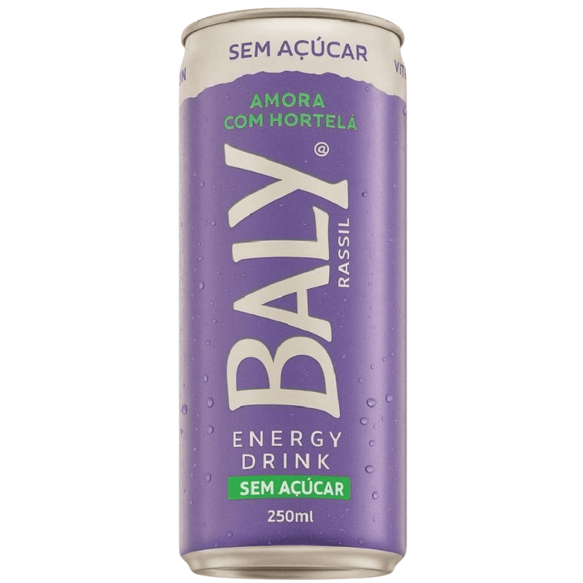 ENERGÉTICO BALY 250 ML ZERO CEREJA LATA