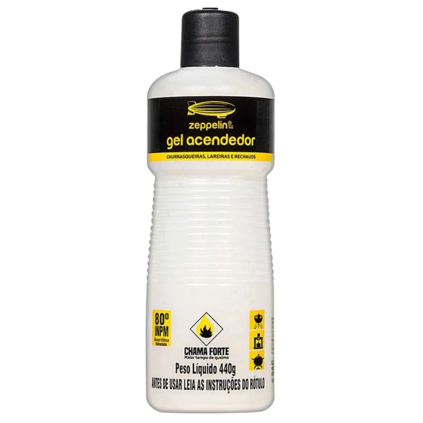 ÁLCOOL GEL ACENDEDOR ZEPPELIN 80GL 440G