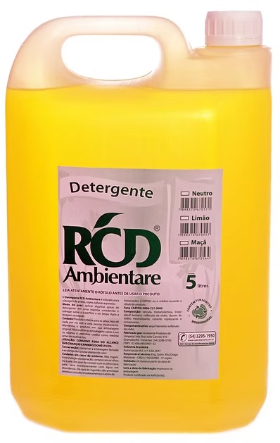 DETERGENTE LÍQUIDO NEUTRO RCD 5L
