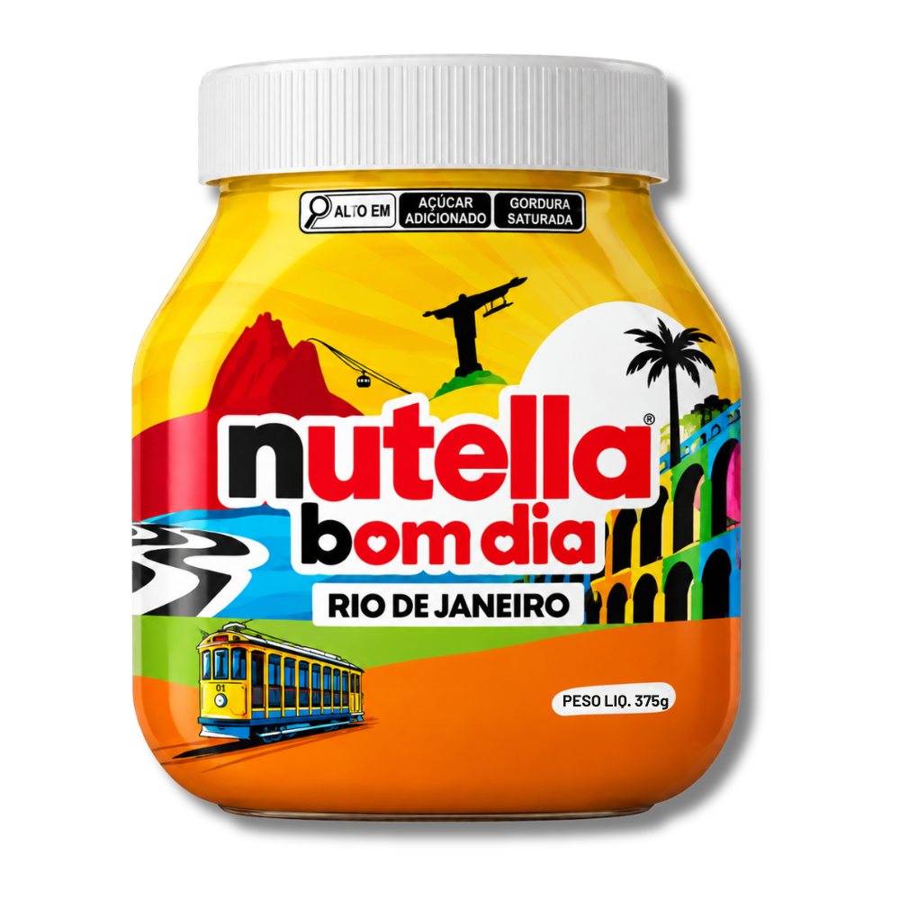 NUTELLA CREME DE AVELÃ COM CACAU 375G