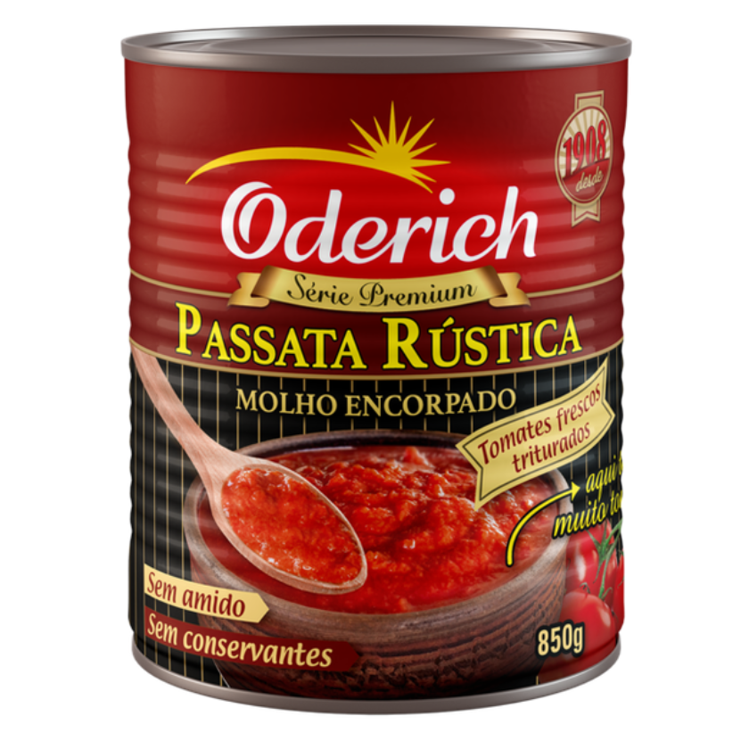 MOLHO TOMATE PASSATA ODERICH LATA 850G