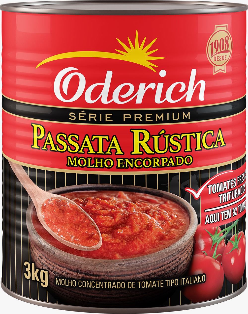 MOLHO TOMATE PASSATA ODERICH LATA 3KG