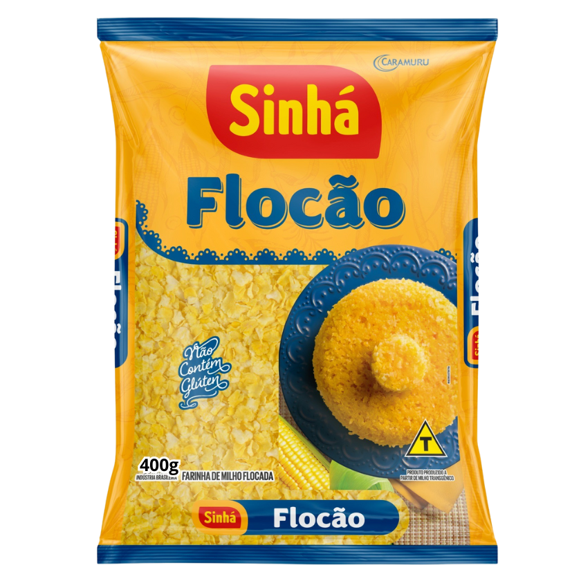 FARINHA MILHO FLOCAO SINHA 400 G