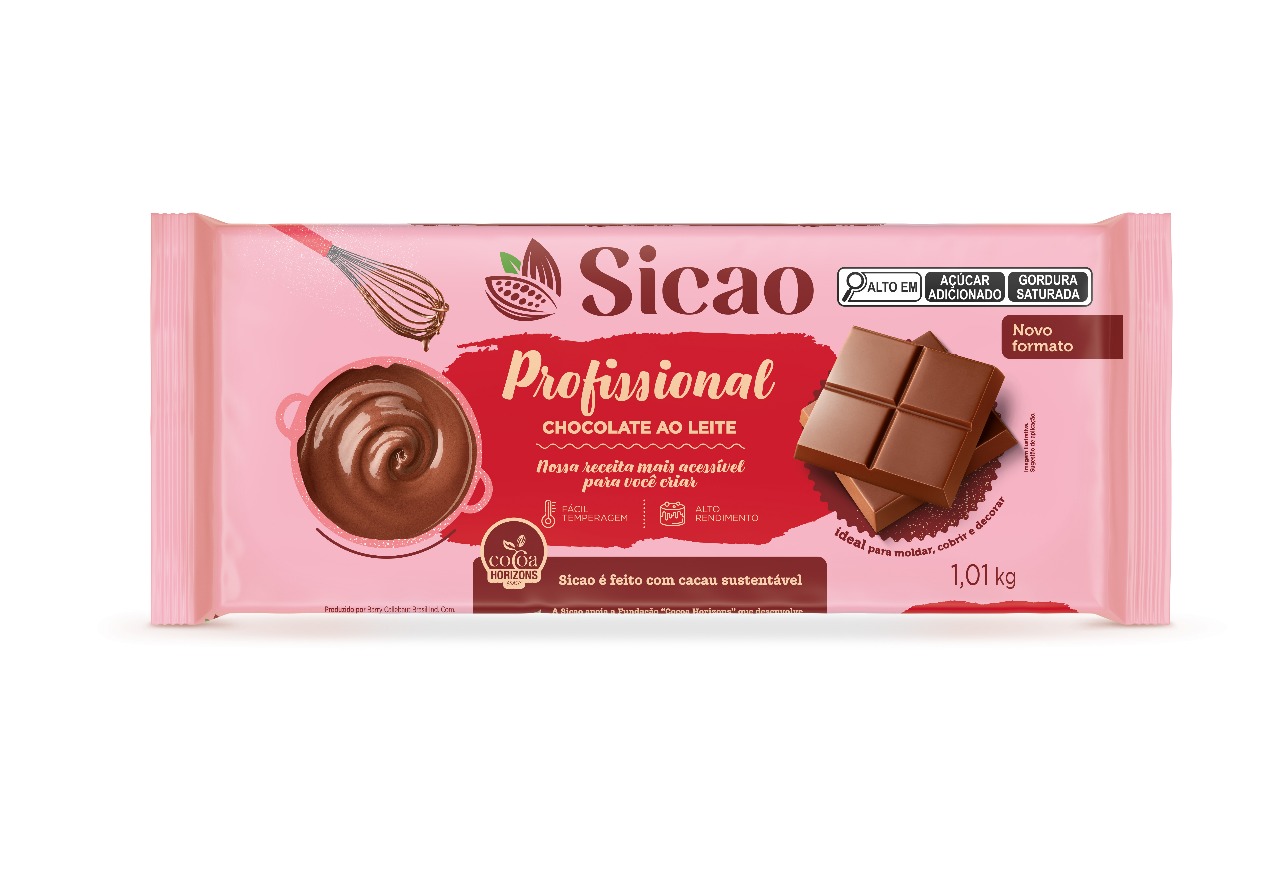 CHOCOLATE SICAO PROFISSIONAL AO LEITE 1,01 KG