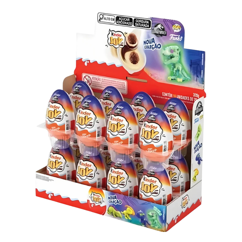 KINDER JOY CACAU COM LEITE 16X20G