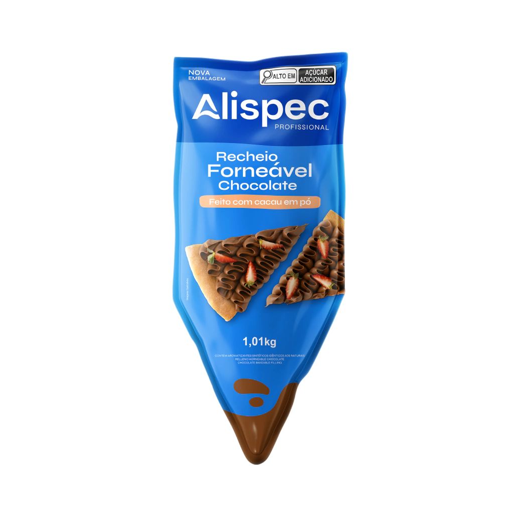 RECHEIO FORNEÁVEL CHOCOLATE AO LEITE ALISPEC 1,01KG