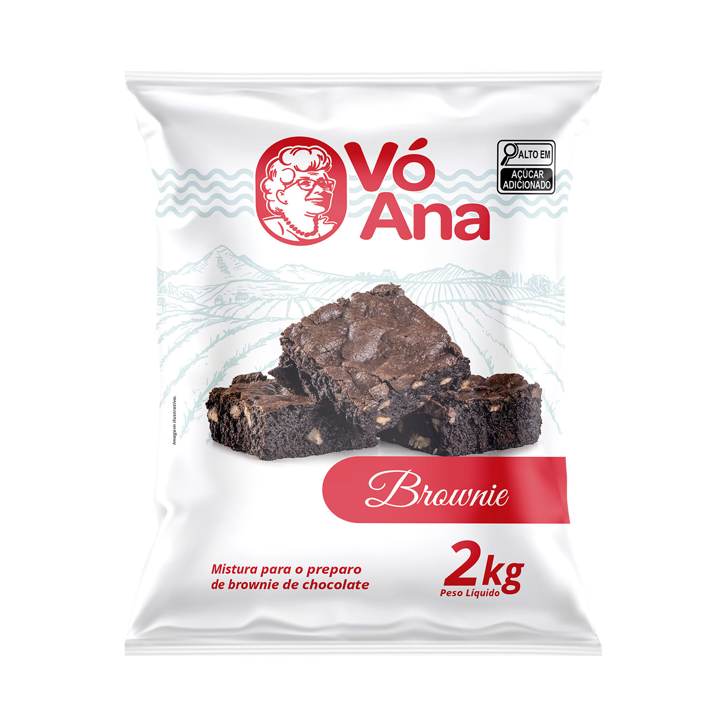 MISTURA BROWNIE VÓ ANA 2KG