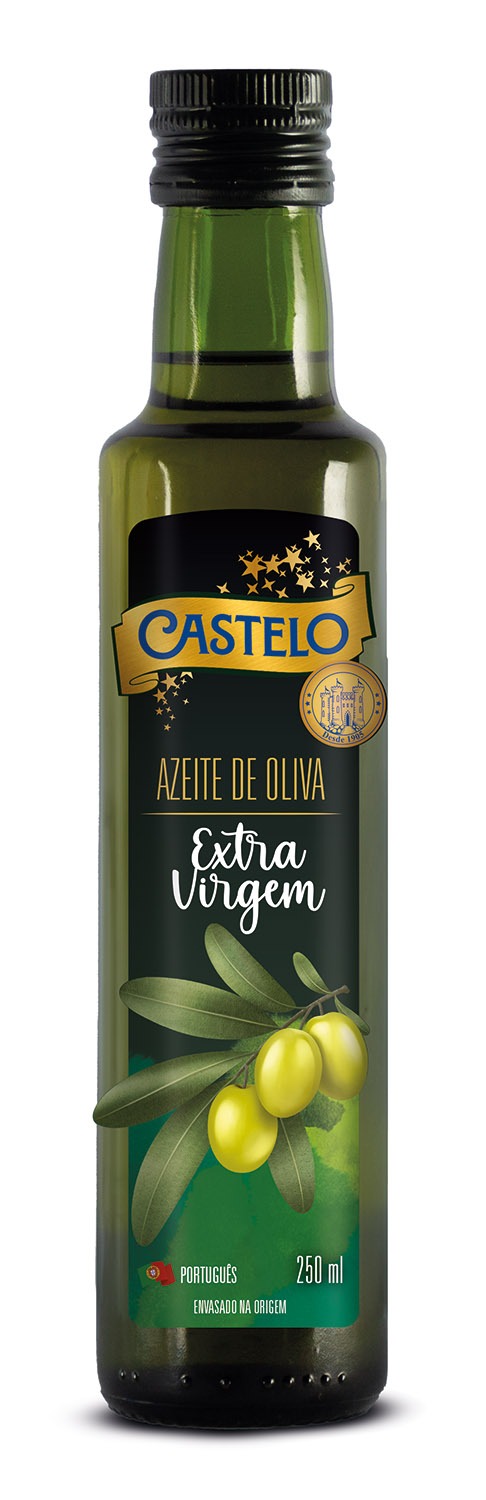 AZEITE DE OLIVA EXTRAVIRGEM PORTUGUÊS 0,5 CASTELO 250 ML