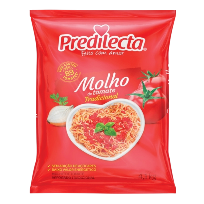 MOLHO TOMATE REFOGADO PREDILECTA BAG 4,1KG