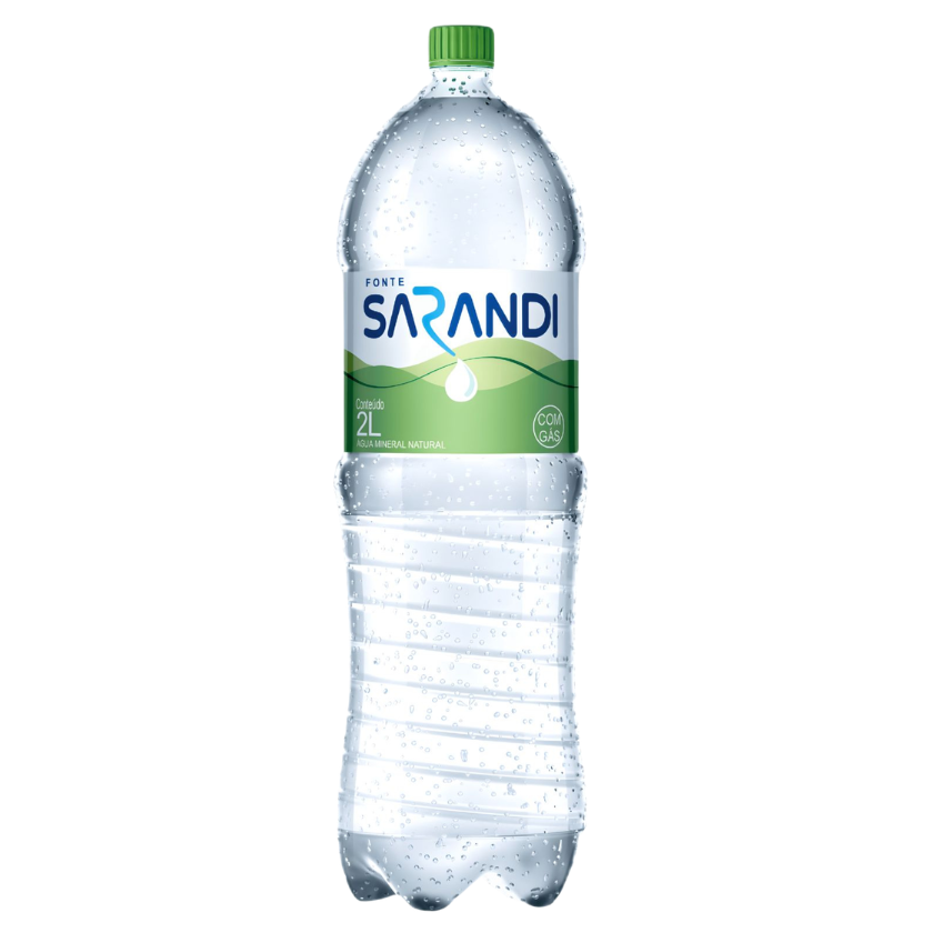AGUA MINERAL SARANDI C/GAS 8X2 LT