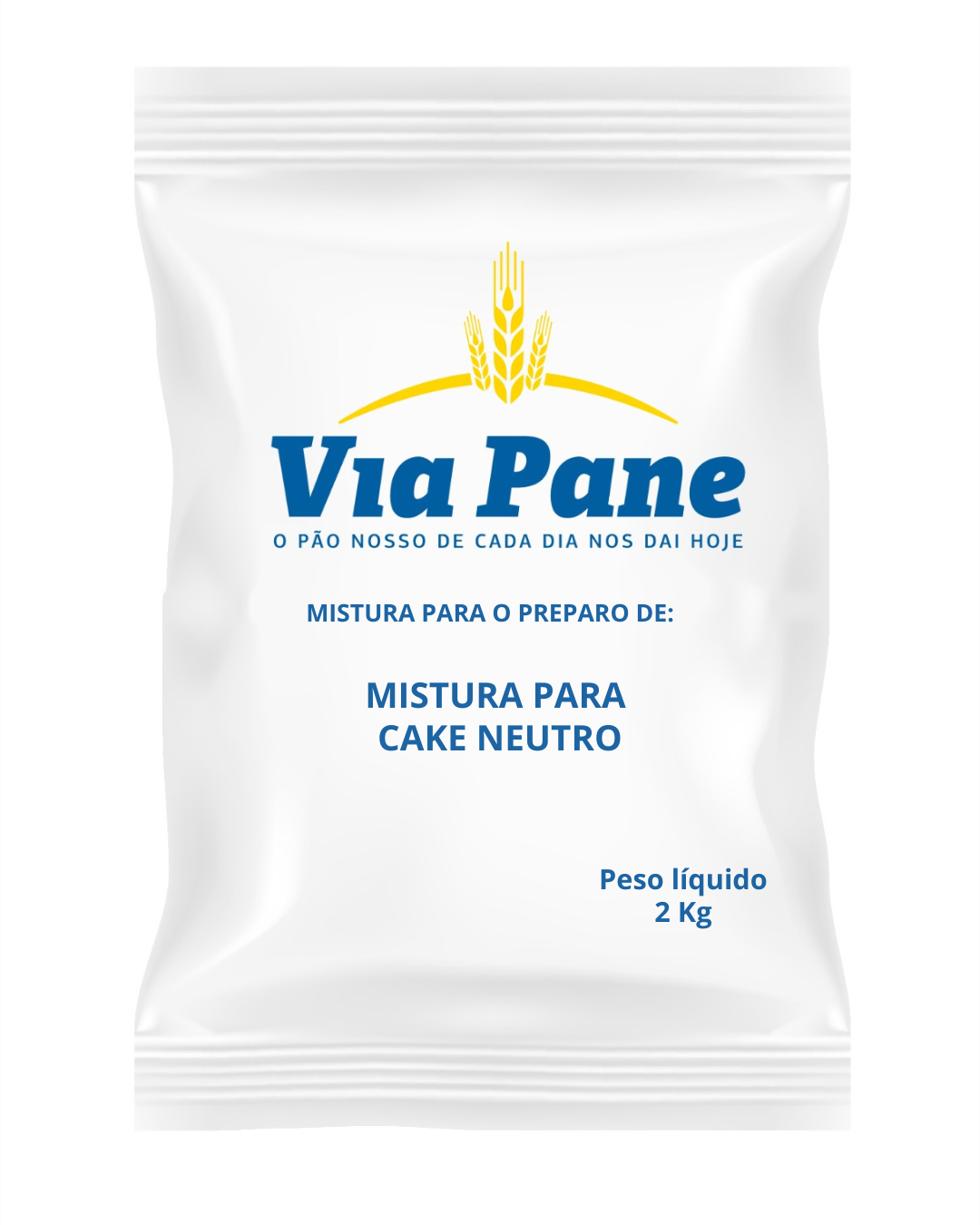 MISTURA PARA BOLO (CAKE) NEUTRO VIAPANE 2 KG
