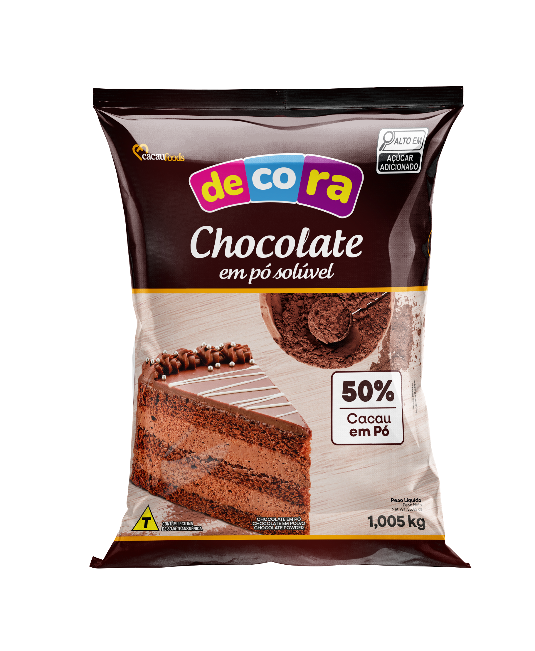 CHOCOLATE EM PÓ 50% DONA JURA 1,005 KG