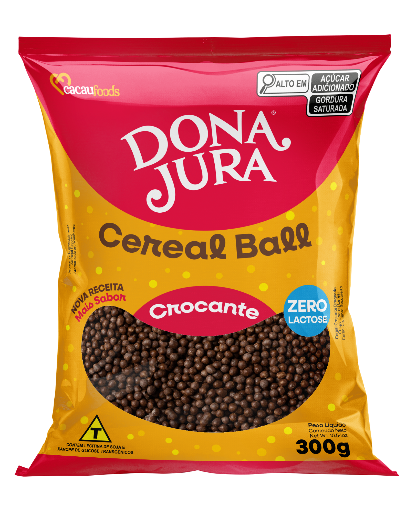 CEREAL BALL CHOCOLATE MICRO DONA JURA 300 G