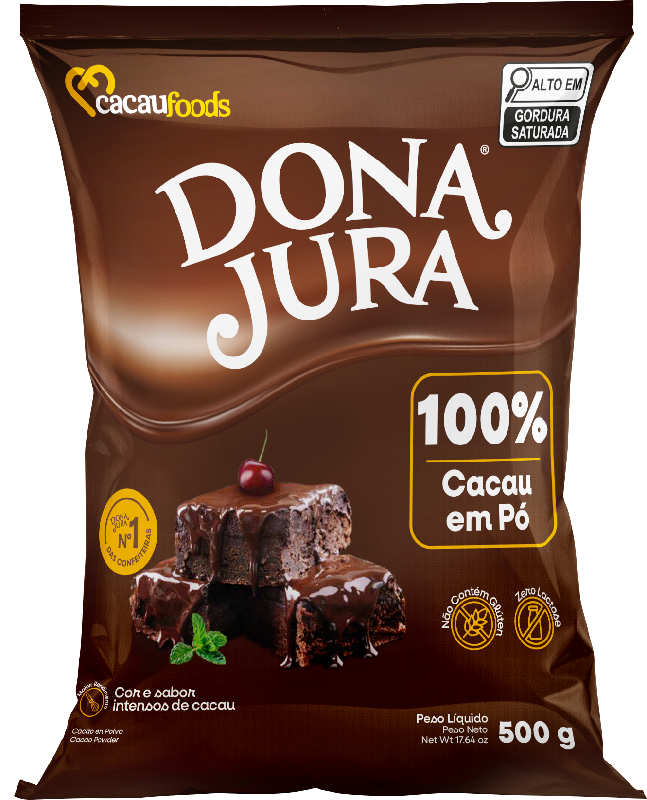 CACAU EM PO 100% DONA JURA 500G