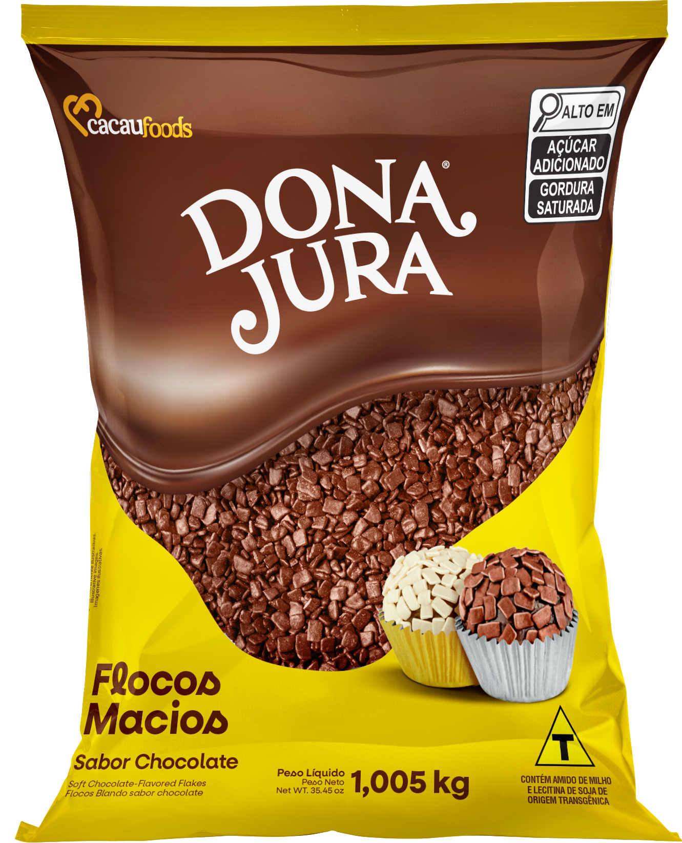 GRANULADO FLOCOS CHOCOLATE DONA JURA 1,005 KG