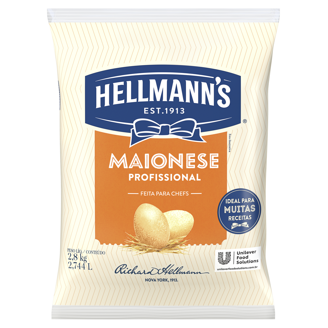 MAIONESE HELLMANN S PROFISSIONAL BAG 2,8 KG