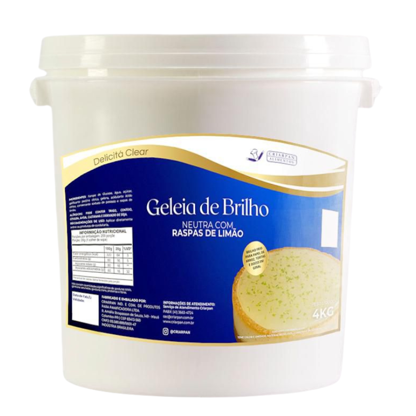 GELEIA DE BRILHO CRIARPAN LIMÃO 4 KG