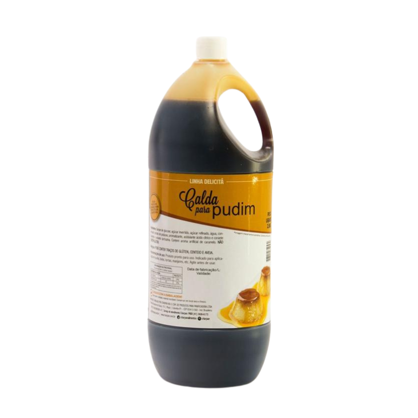 CALDA DELICITA PUDIM 2,8 KG