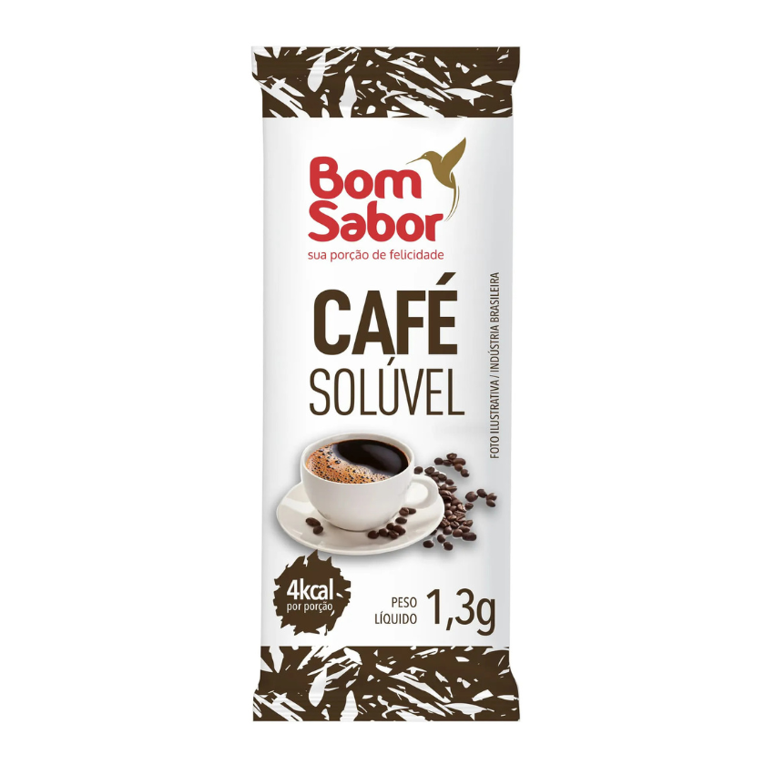SACHÊ CAFÉ SOLÚVEL BOM SABOR 480X1,3G