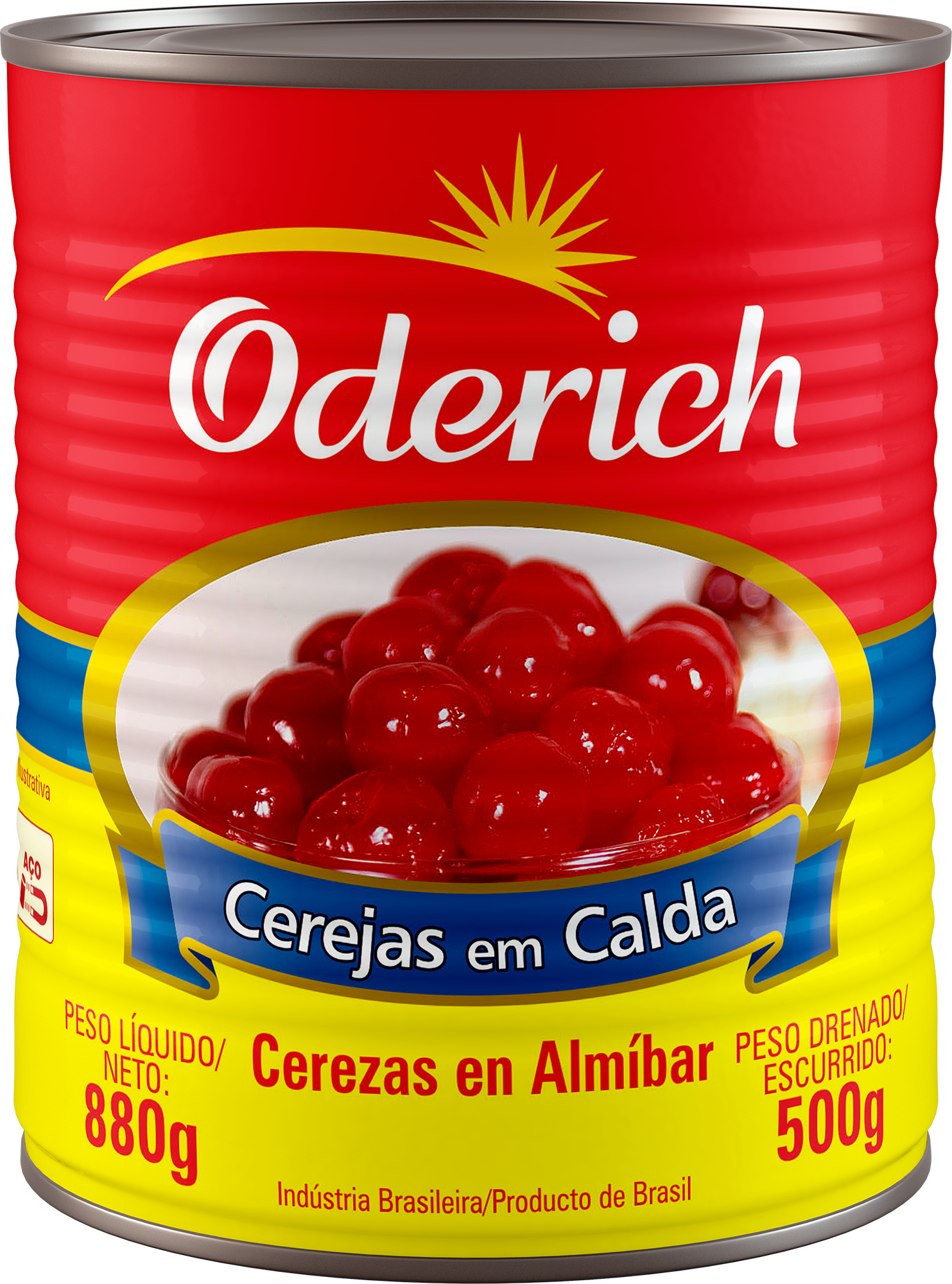 CEREJA EM CALDA SEM TALO ODERICH 500 G