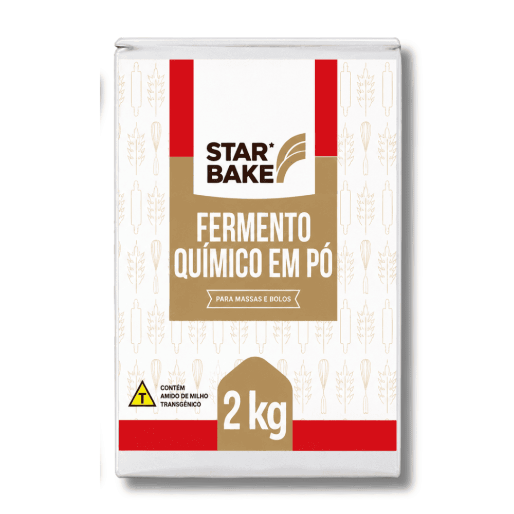 FERMENTO EM PÓ QUIMICO STARBAKE 2 KG