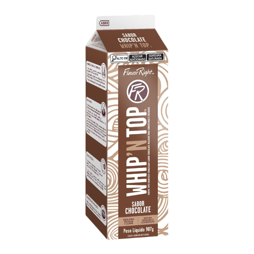 CHANTILLY CONGELADO CHOCOLATE FLAVOR RIGHT 907 G