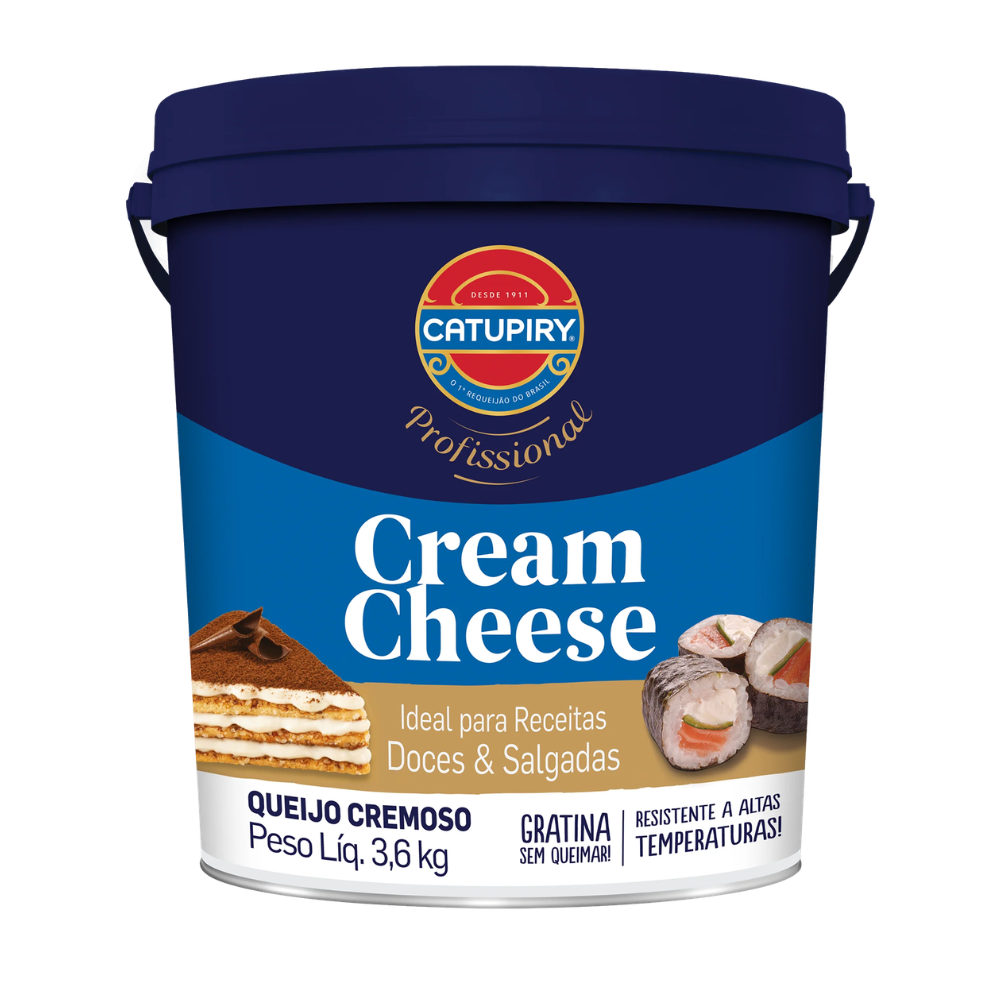 CREAM CHEESE TRADICIONAL CATUPIRY 3,6KG BALDE