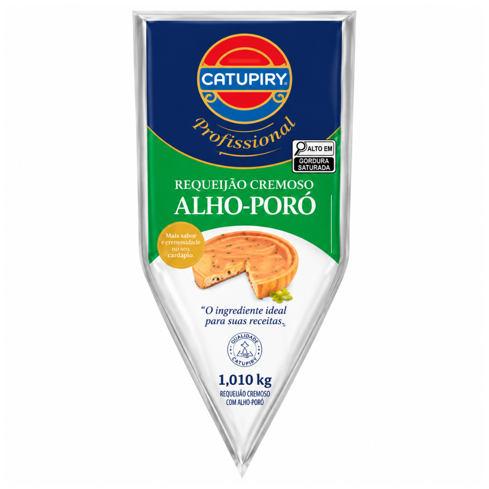 REQUEIJÃO CREMOSO ALHO PORÓ CATUPIRY 1,01 KG