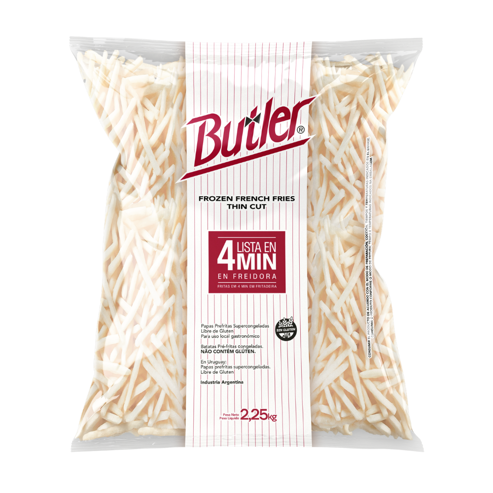 BATATA CONGELADA 7MM BUTLER 2,25KG