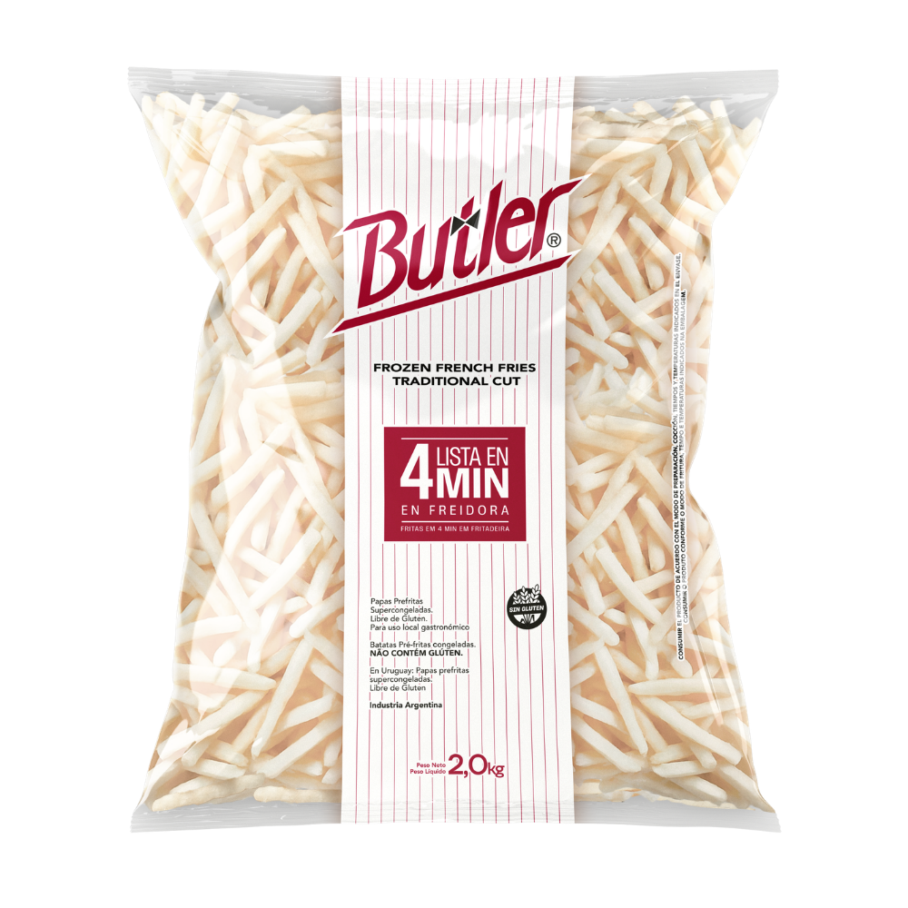 BATATA CONGELADA 9MM BUTLER 2 KG