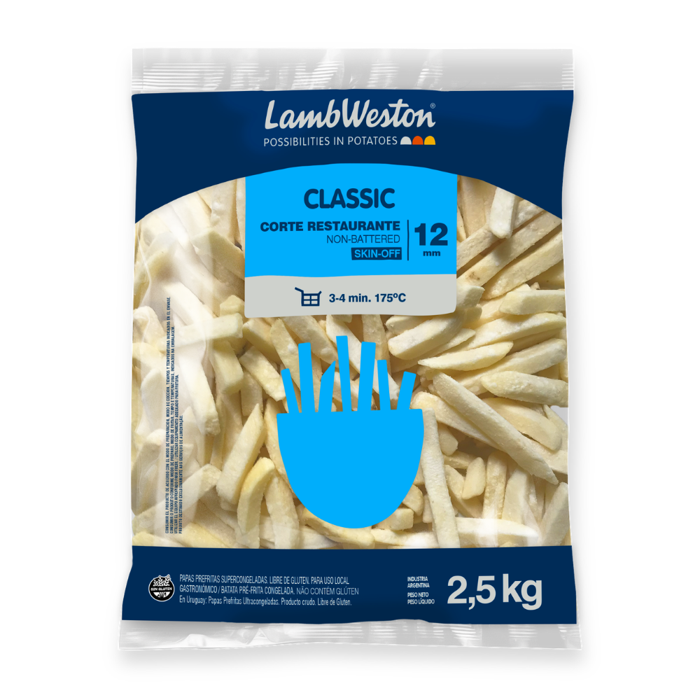 BATATA CONGELADA 12MM LAMB WESTON 2,5KG