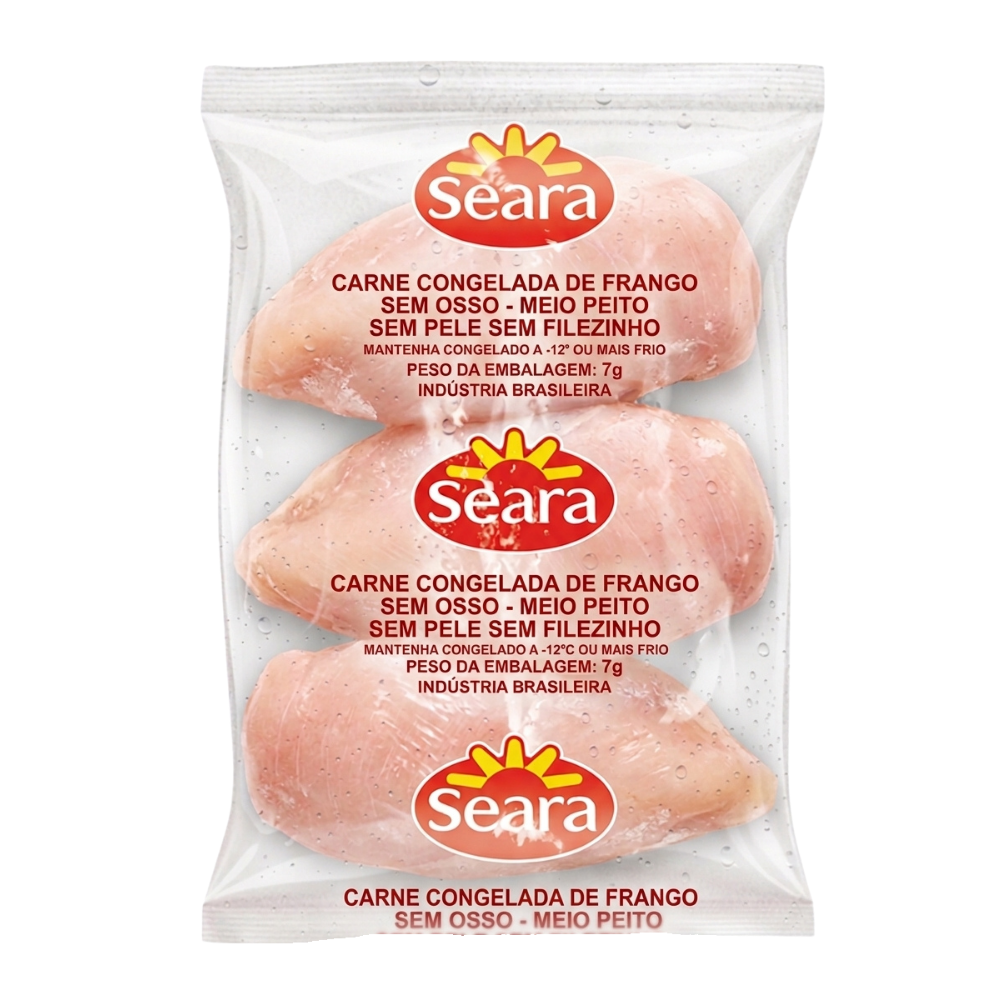 FILE DE PEITO FRANGO CONGELADO INDIVIDUAL SEARA 16KG