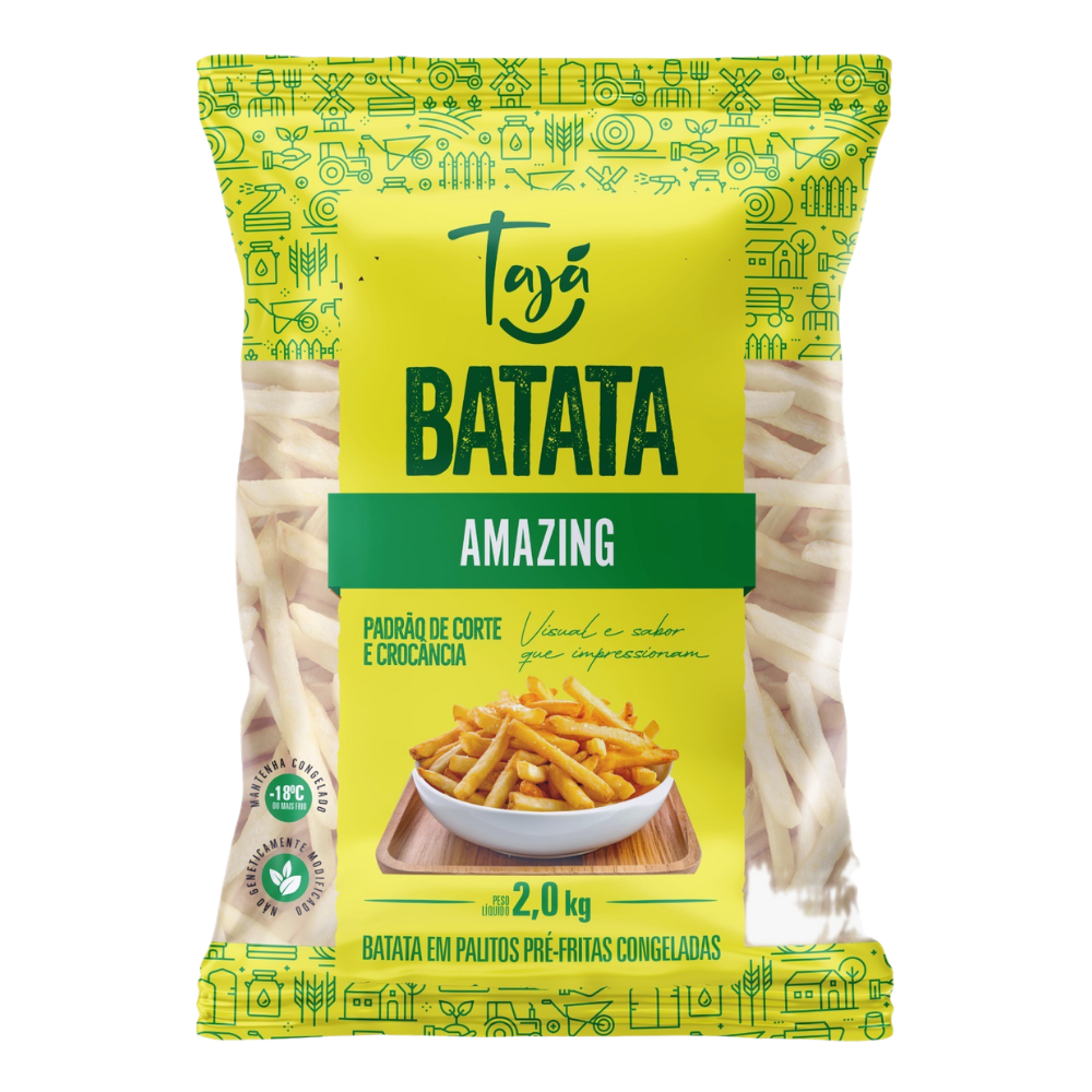 BATATA CONGELADA 10MM TAJÁ 2 KG