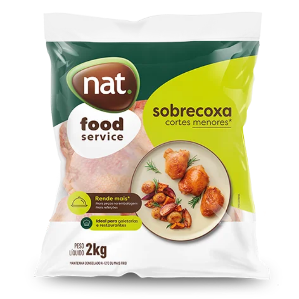 SOBRECOXA CONGELADA INDIVIDUAL NAT 2KG