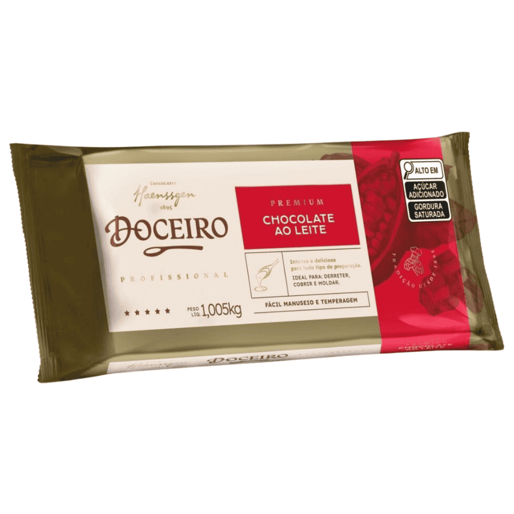 CHOCOLATE DOCEIRO PROFISSIONAL AO LEITE 1,005 KG