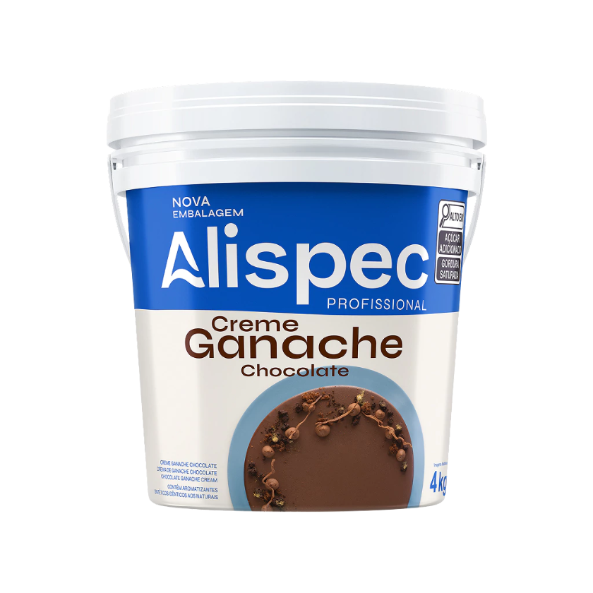 GANACHE ALISPEC CHOCOLATE AO LEITE 4 KG