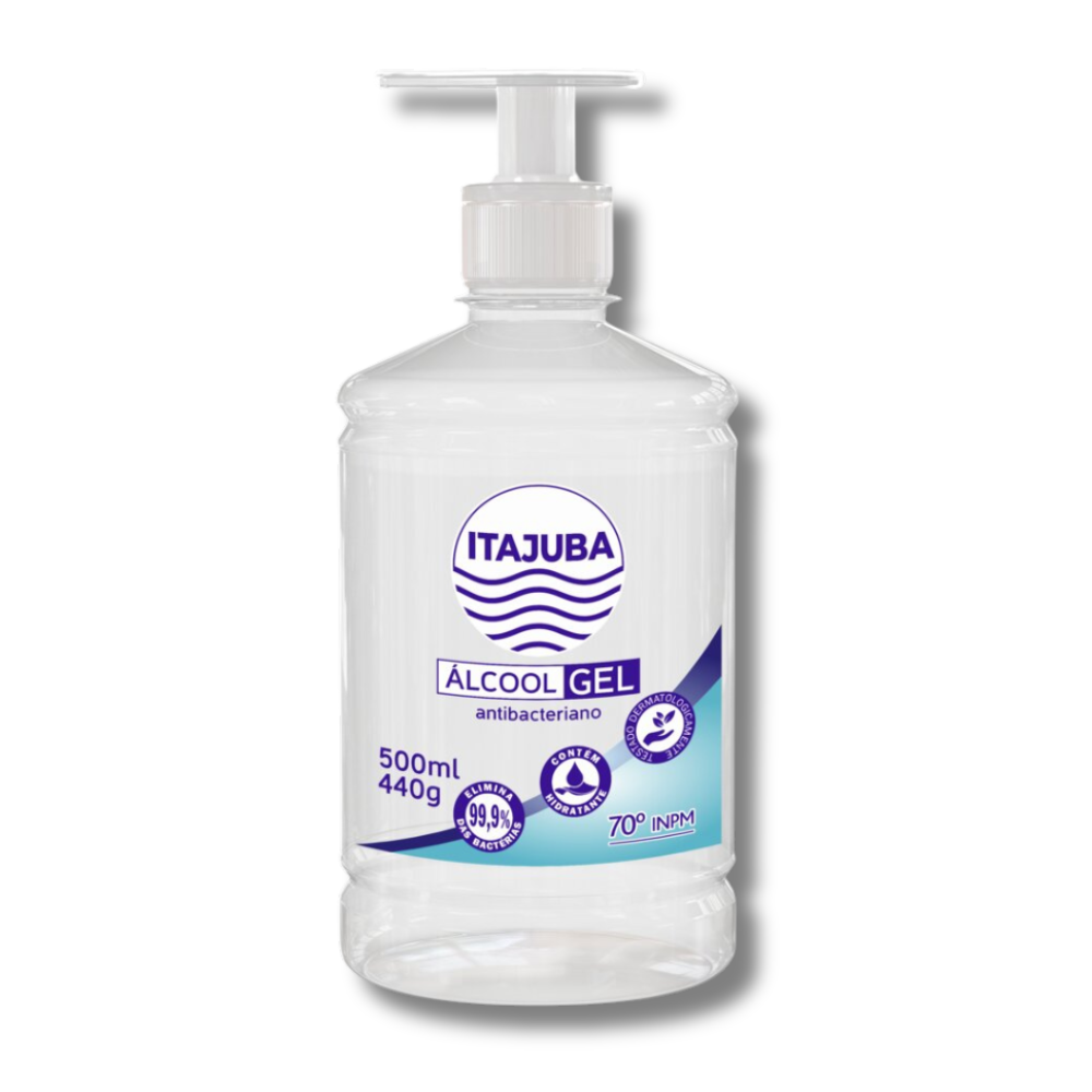 ÁLCOOL GEL HIGIENIZADOR MÃOS 70GL ITAJUBA 440G