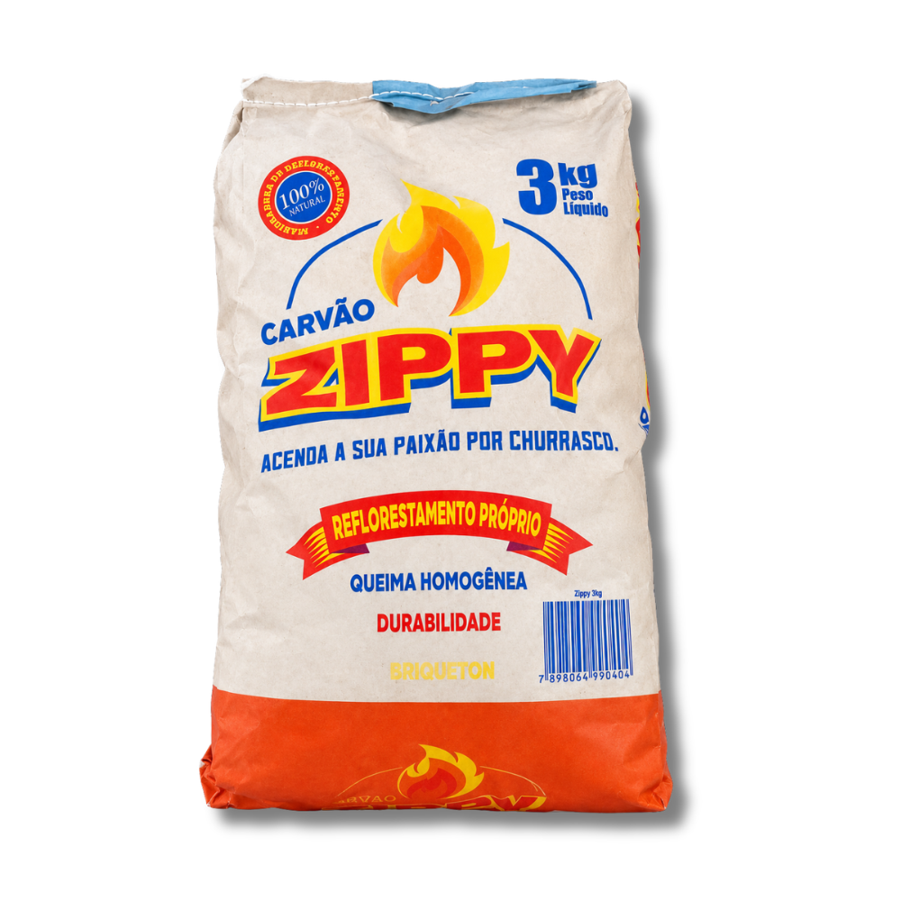 CARVÃO ZIPPY 3 KG