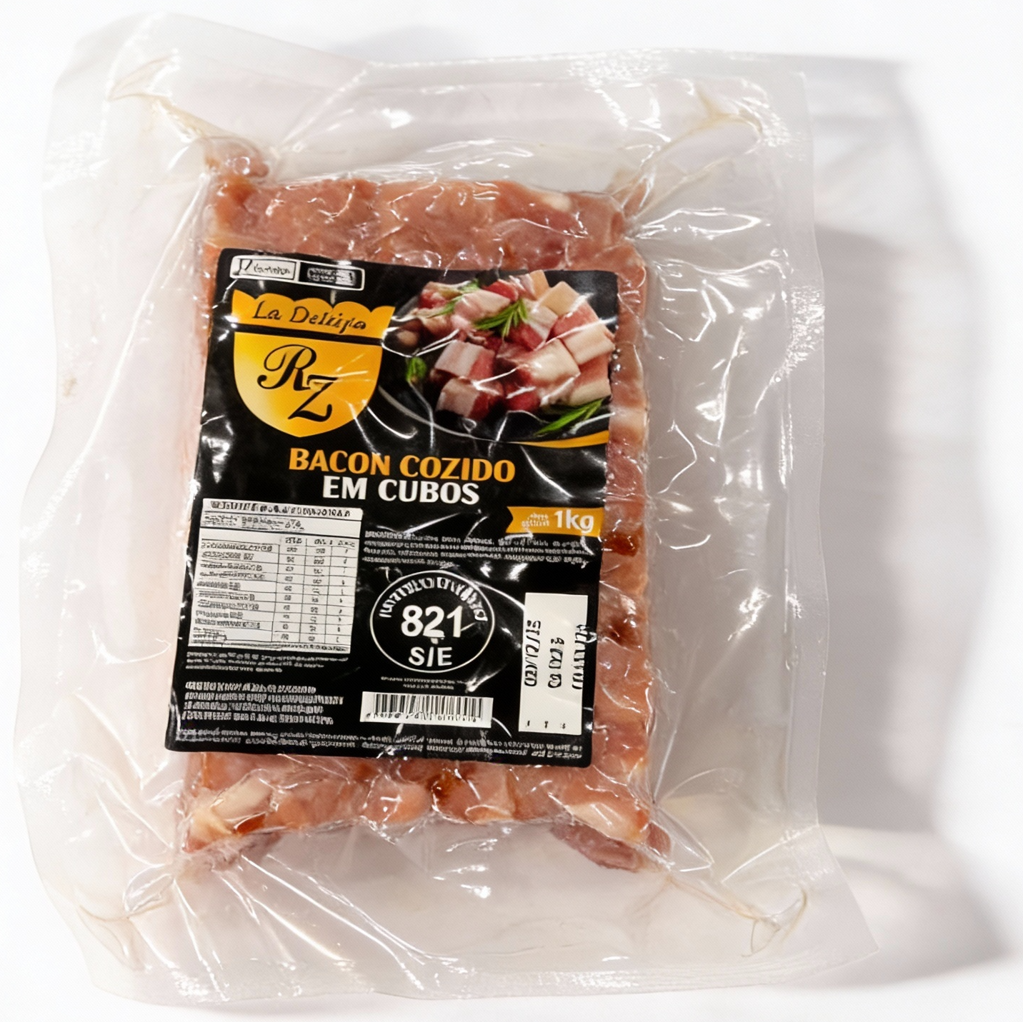 BACON (BARRIGA) CUBOS RZ 1KG