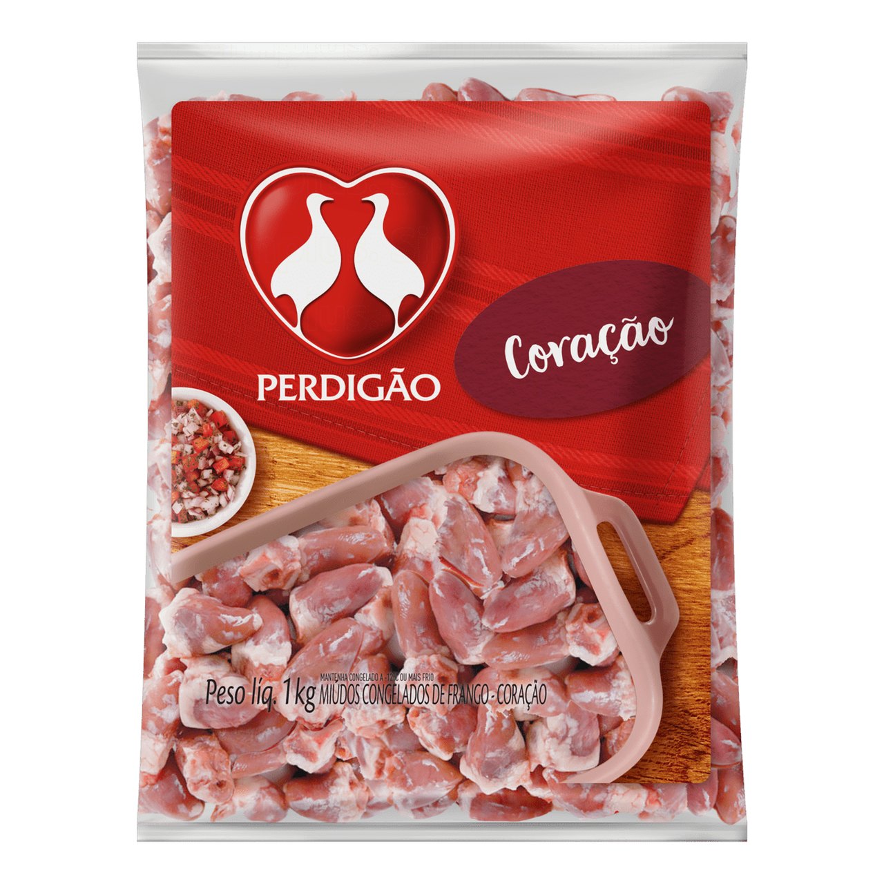 CORAÇÃO FRANGO CONGELADO PERDIGAO 1KG
