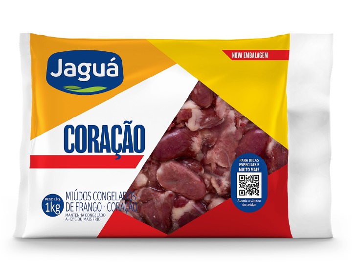 CORAÇÃO DE FRANGO CONGELADO JAGUÁ 1KG