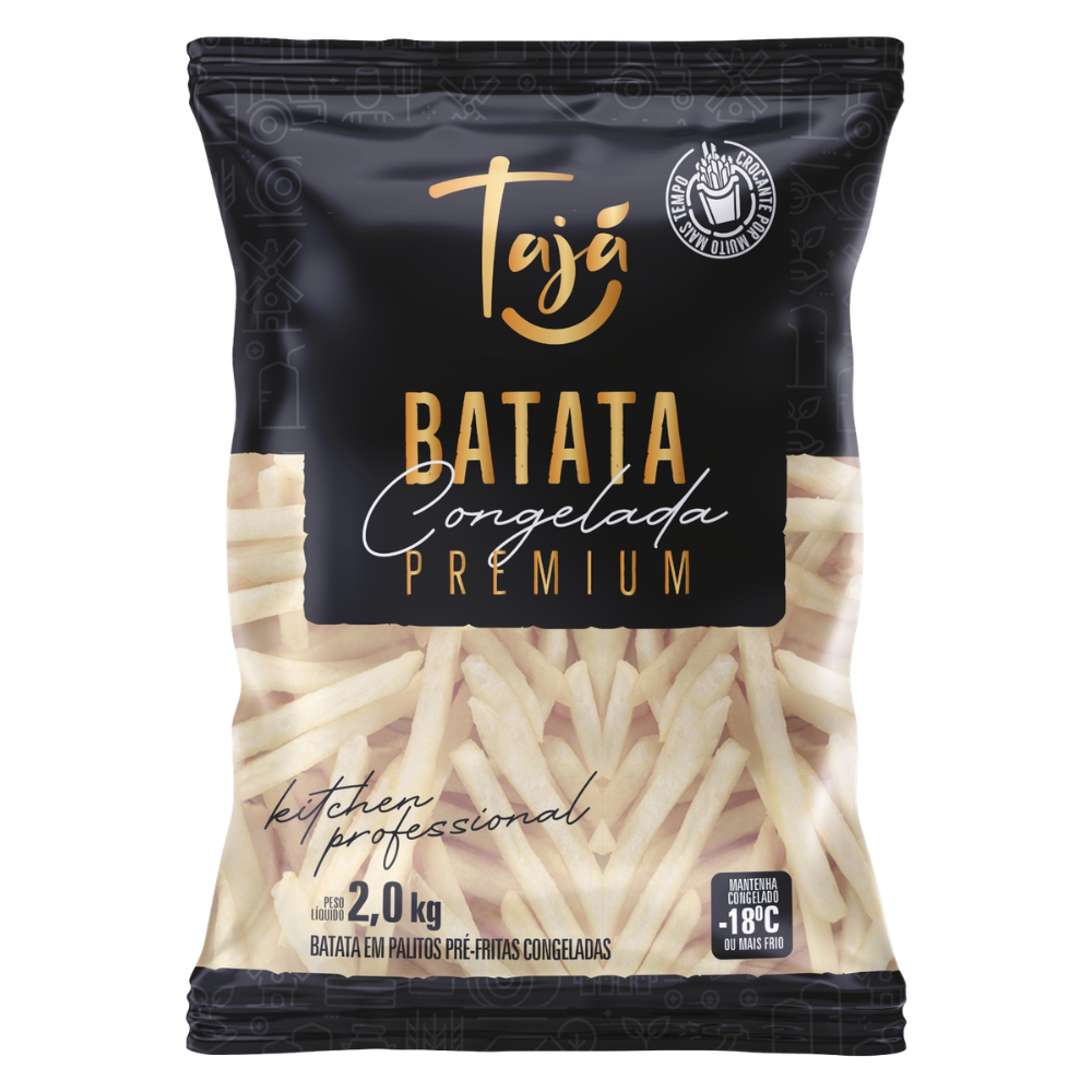 BATATA CONGELADA 10MM PREMIUM TAJÁ 2 KG