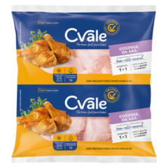 COXINHA DA ASA CONGELADA FRANGO C VALE CAIXA 18X1KG PACOTE