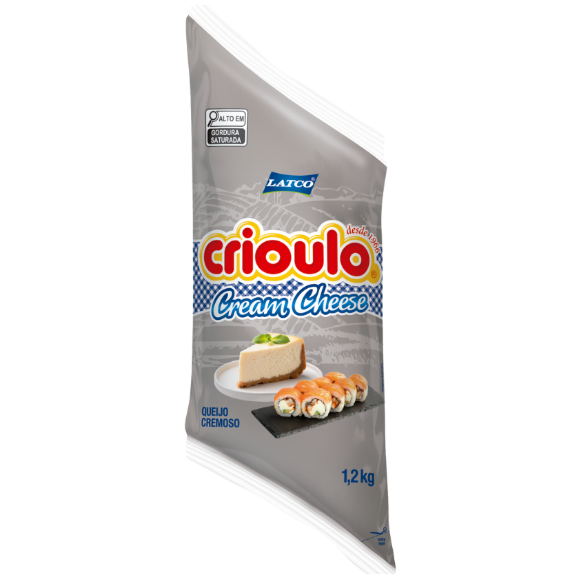 CREAM CHEESE TRADICIONAL CRIOULO 1,2 KG BISNAGA