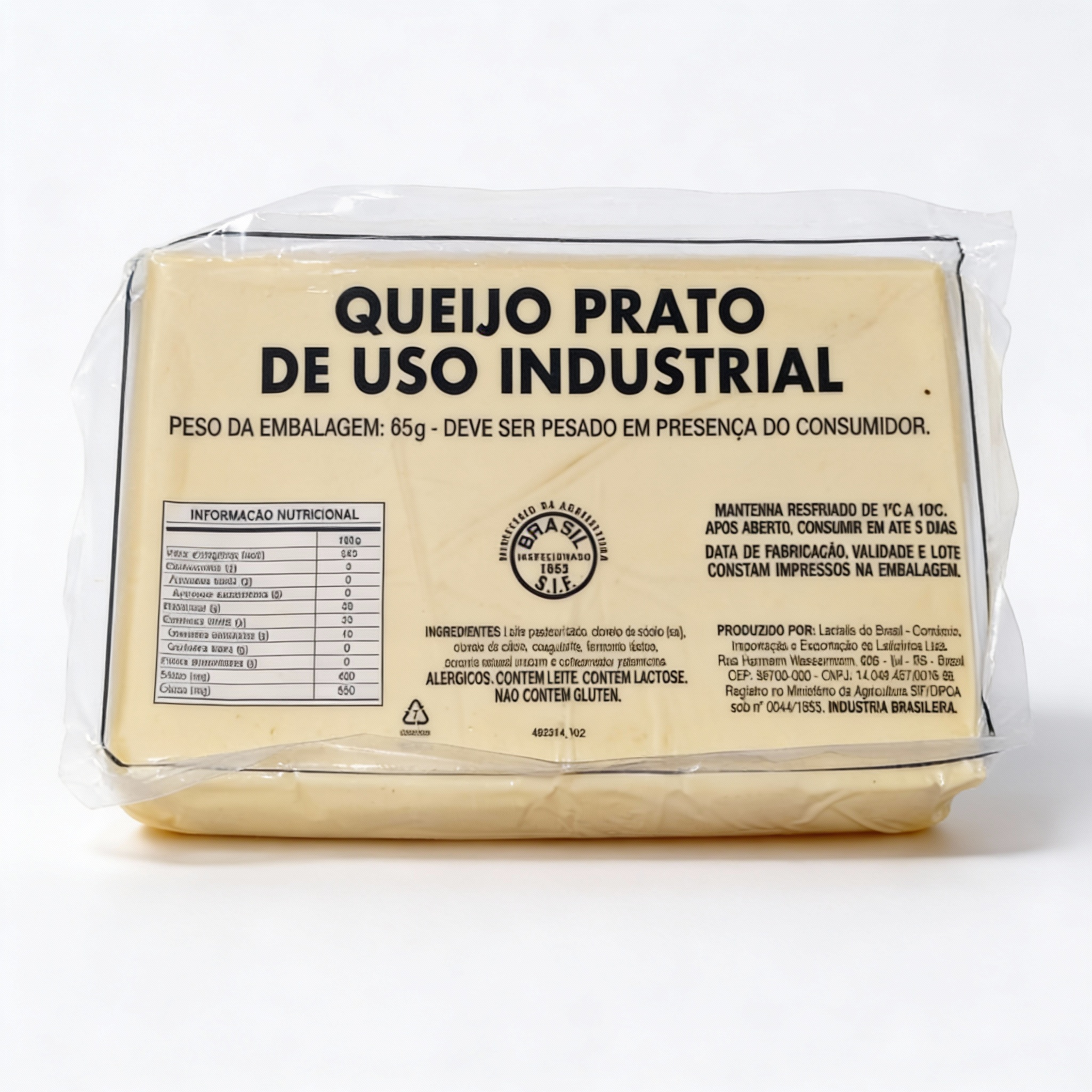 QUEIJO PRATO RETALHO F15 SANTA ROSA KG