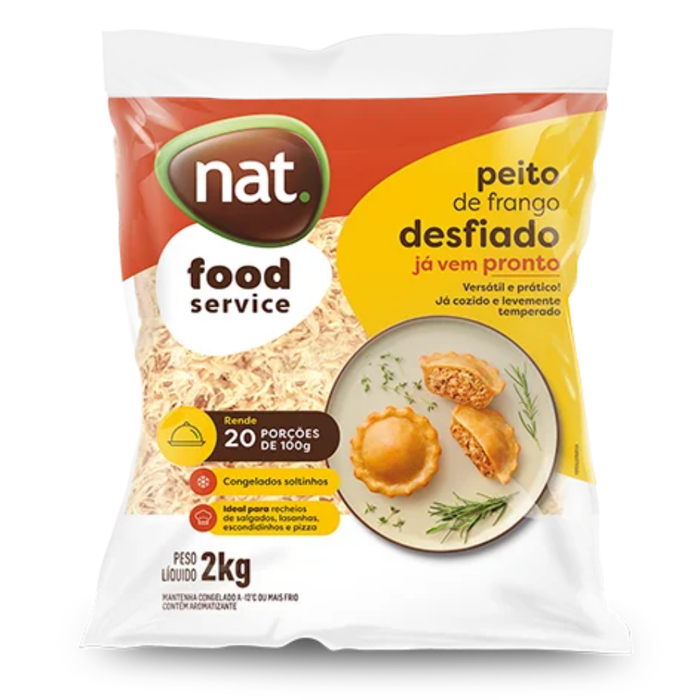 PEITO FRANGO COZIDO DESFIADO NAT 2KG