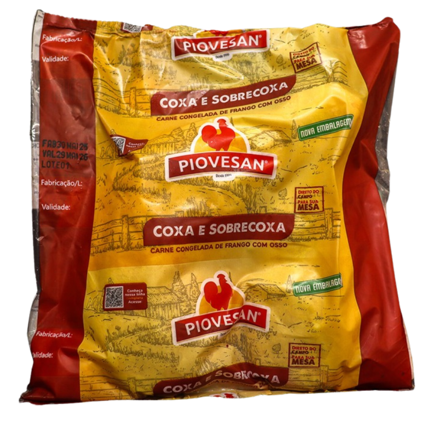 COXA COM SOBRECOXA CONGELADA PIOVESAN 18 KG