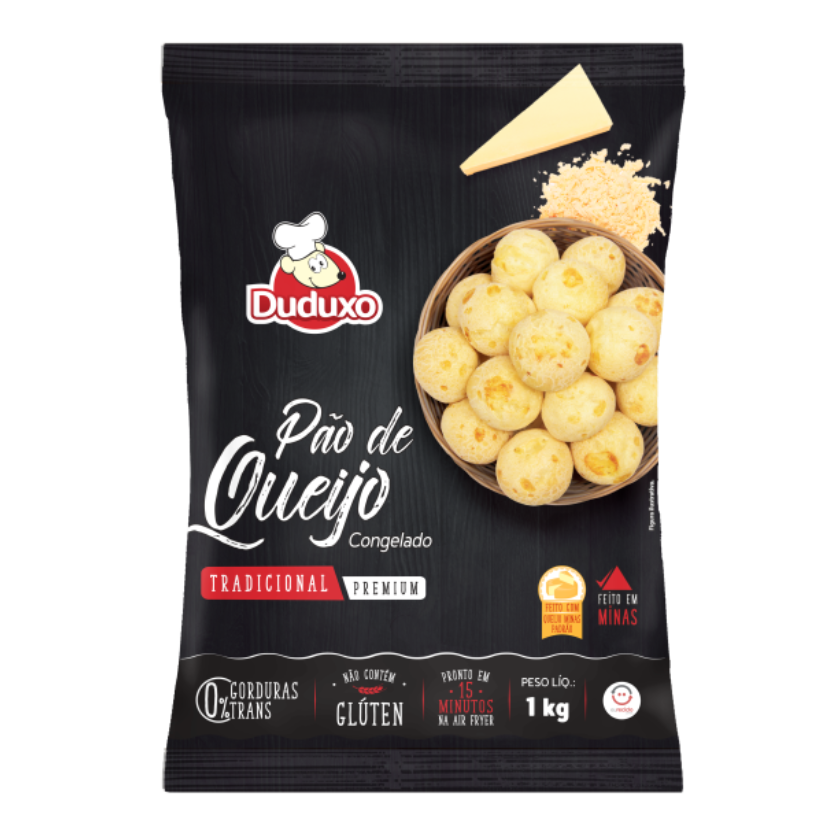 PÃO DE QUEIJO CONGELADO TRADIONAL PREMIUM DUDUXO 40X25G
