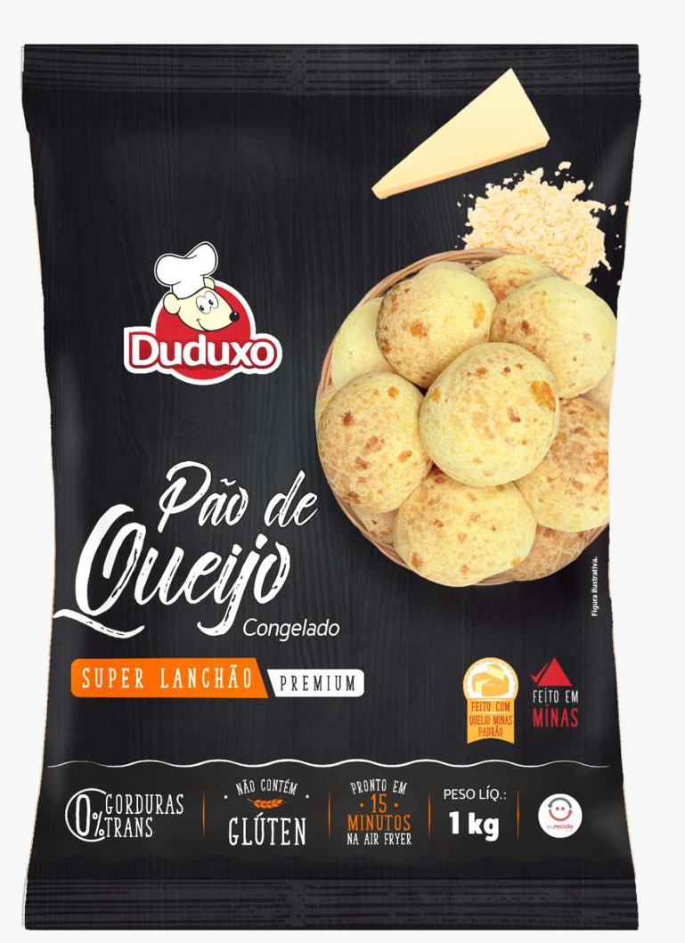 PÃO DE QUEIJO CONGELADO LANCHÃO DUDUXO 10X100G