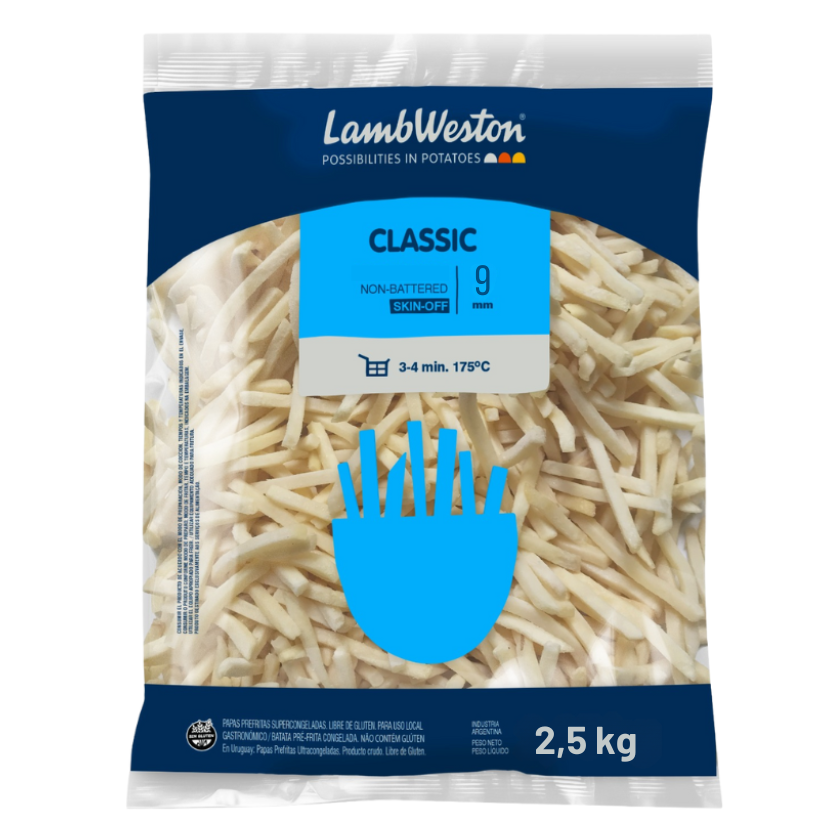 BATATA CONGELADA 9MM LAMB WESTON 2,5 KG